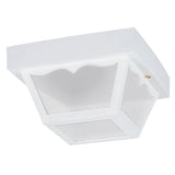 Outdoor One Light Flush Mount
