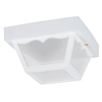 Outdoor One Light Flush Mount