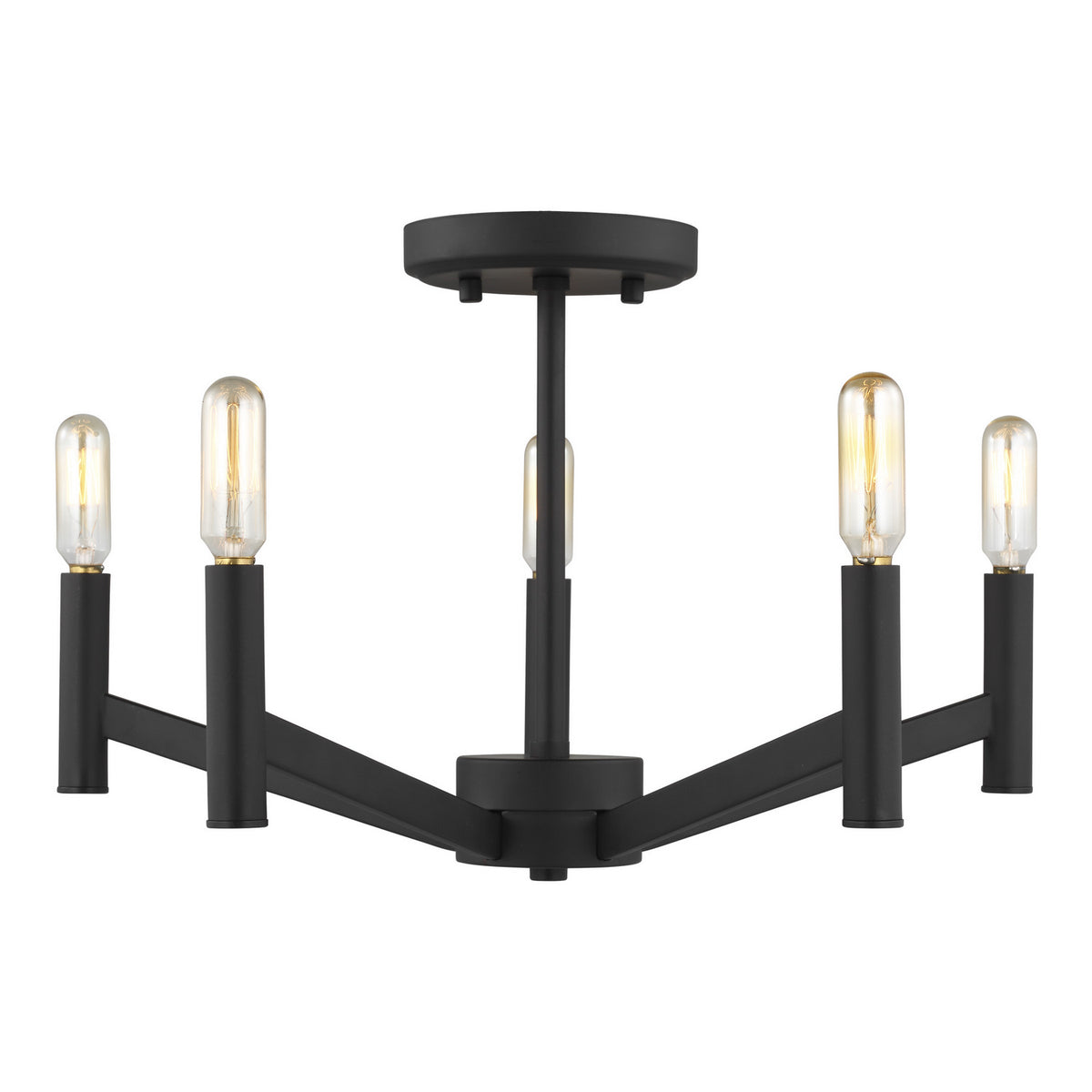 Five Light Semi-Flush Mount — 11.00"