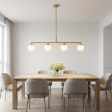 Nube Four Light Linear Chandelier
