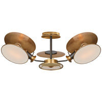 Osiris Medium Reflector Semi-Flush Mount