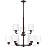 Canfield Nine Light Chandelier