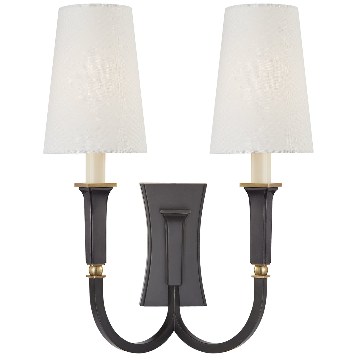 Delphia Large Double Arm Sconce