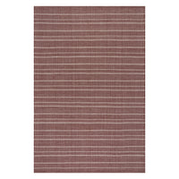 Dash & Albert Samson Handwoven Indoor/Outdoor Rug in Red, on white