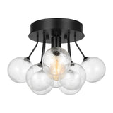 One Light Semi-Flush Mount