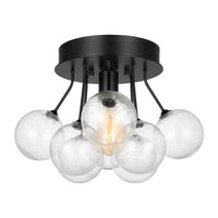 One Light Semi-Flush Mount