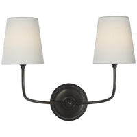 Vendome 16" Cordless Double Sconce