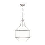 Three Light Lantern — 23.25", Smooth White