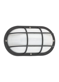 Bayside One Light Oval Grid Wall