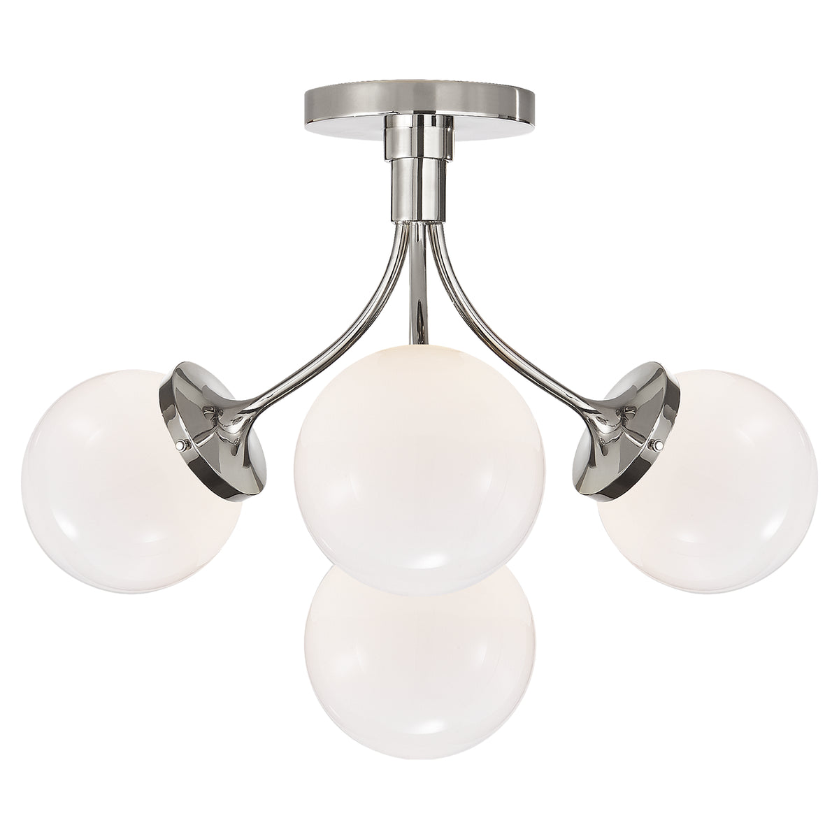 Prescott Four Light Semi Flush Mount