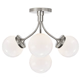 Prescott Four Light Semi Flush Mount