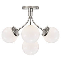 Prescott Four Light Semi Flush Mount
