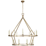 Darlana Extra Large Two-Tier Chandelier
