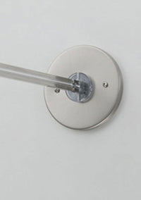 MonoRail 4" Round Direct-End Power Feed — Satin Nickel