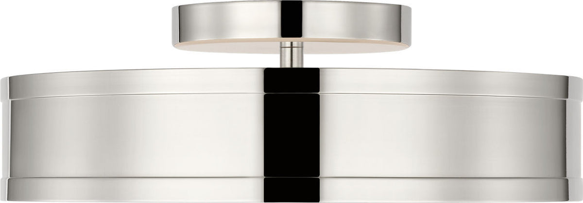 Dupont 12 Round Semi Flush
