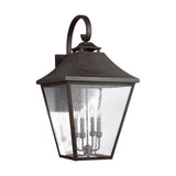 Four Light Outdoor Wall Sconce — 33.38"