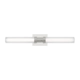 LED Bath Wall Sconce — W: 4.75" × H: 26.75" × D: 4.50"