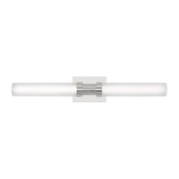 LED Bath Wall Sconce — W: 4.75" × H: 26.75" × D: 4.50"