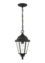 Bakersville Flat 14.5" Hanging Lantern — Clear Beveled