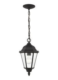 Bakersville Flat 14.5" Hanging Lantern — Clear Beveled