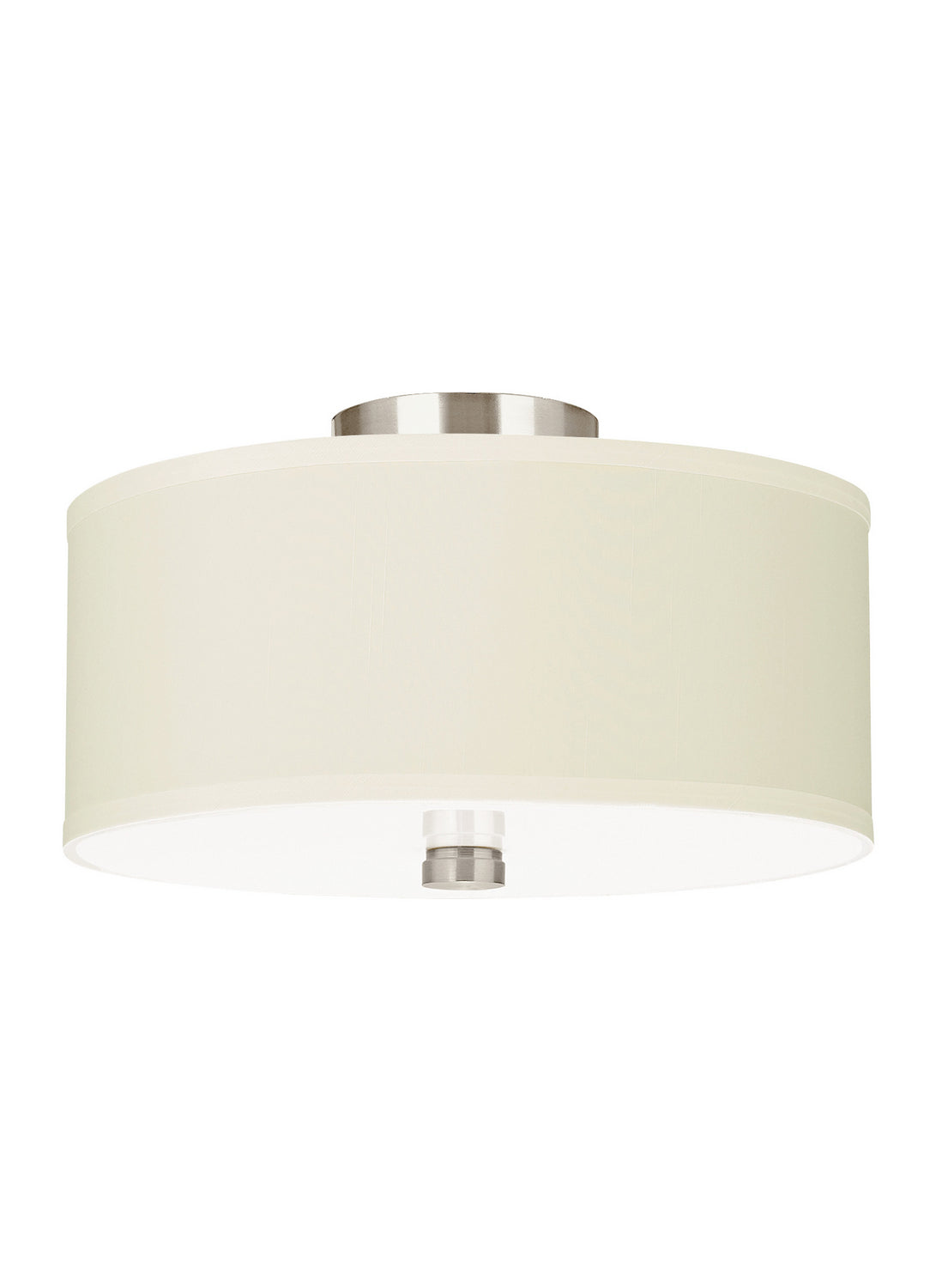 Two Light Semi-Flush Convertible Pendant