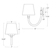 Treble One Light Wall Sconce