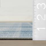 Andri Modern Plaid Machine Washable Rug