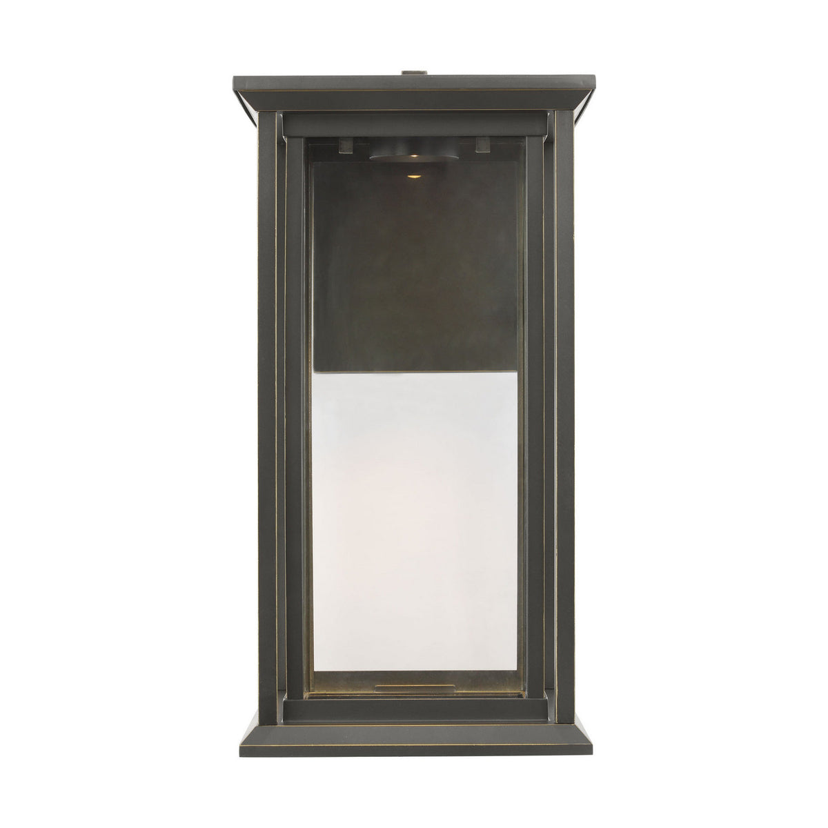 Audley 15" LED Lantern — Clear