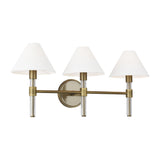 Three Light Bath Vanity — 12.13"