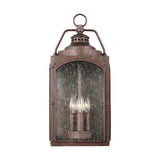 Three Light Outdoor Wall Lantern — 8.63"