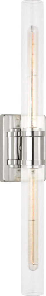 Keaton 30" Vanity Sconce — Clear Fluted