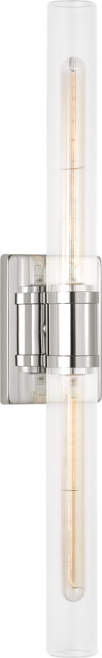 Keaton 30" Vanity Sconce — Clear Fluted