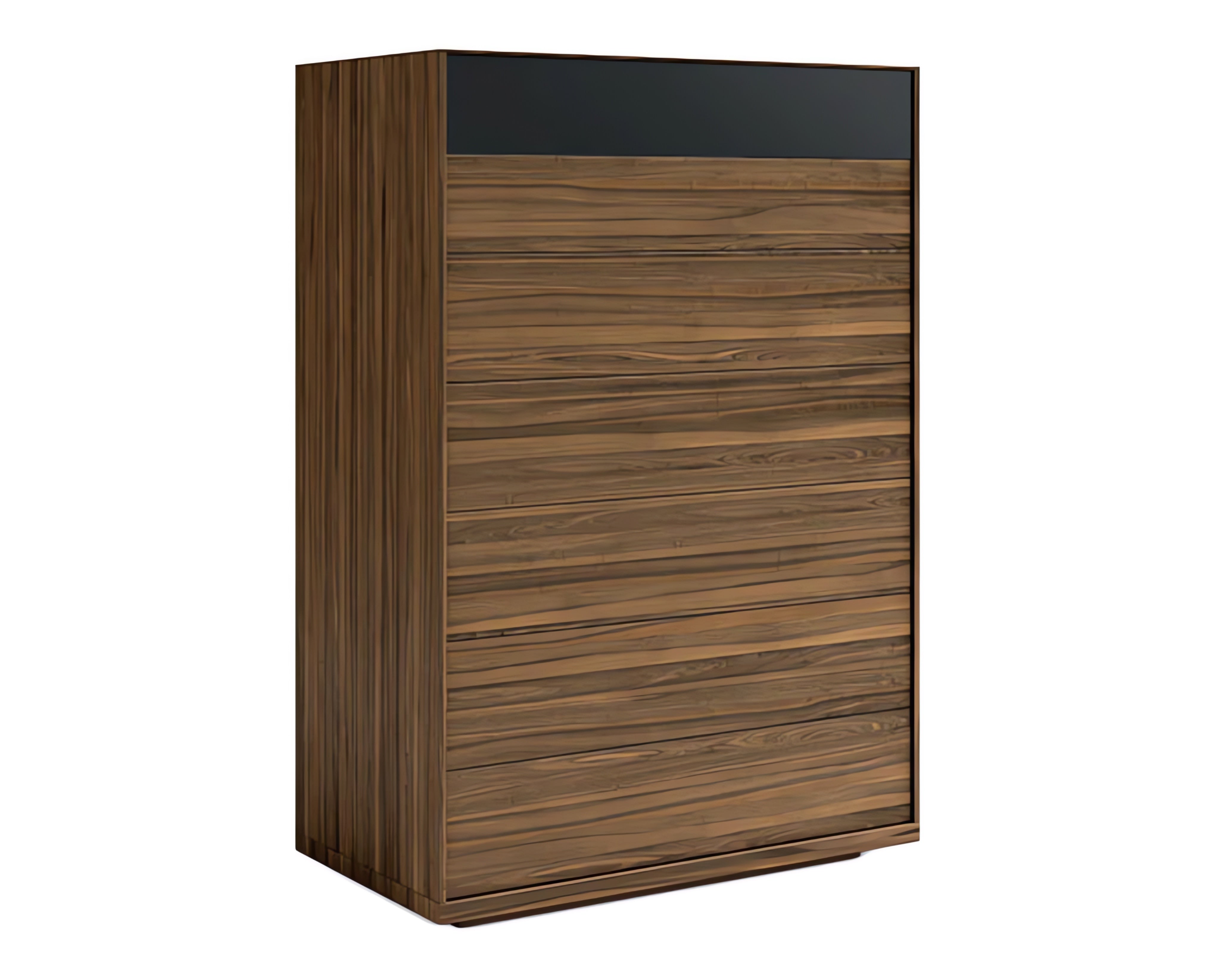 Smoked Walnut with Ebony Glass | Mobican Mimosa High Chest | Valley Ridge Furniture