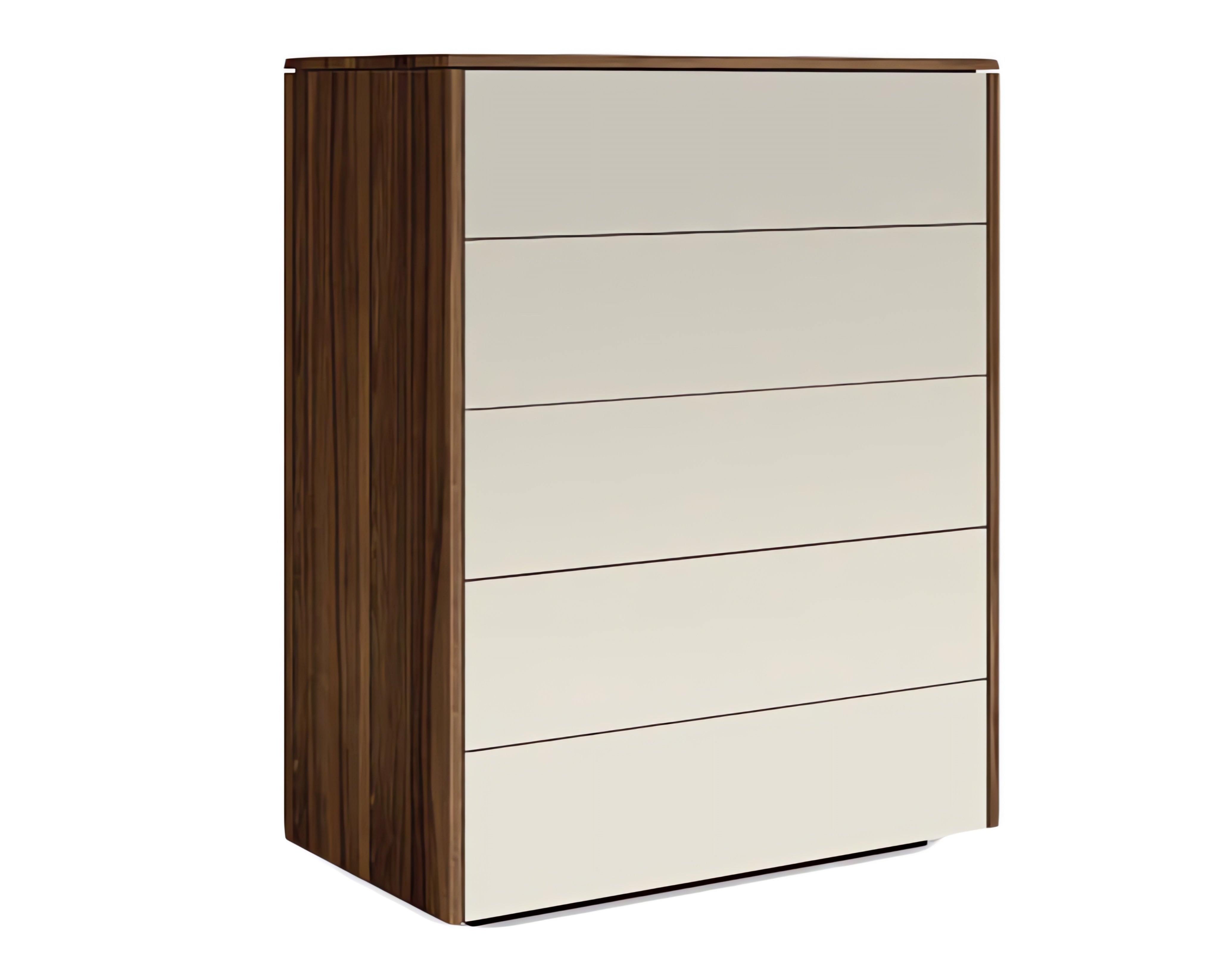 Smoked Walnut with Sand Glass | Mobican Mya High Chest | Valley Ridge Furniture