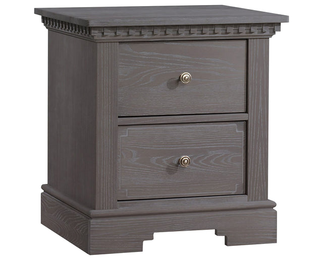 Grigio Brushed Oak | Ithaca Nightstand | Valley Ridge Furniture