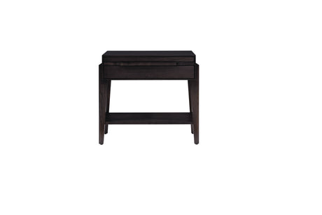 West Bros Camber Nightstand in 88 Umber, on white