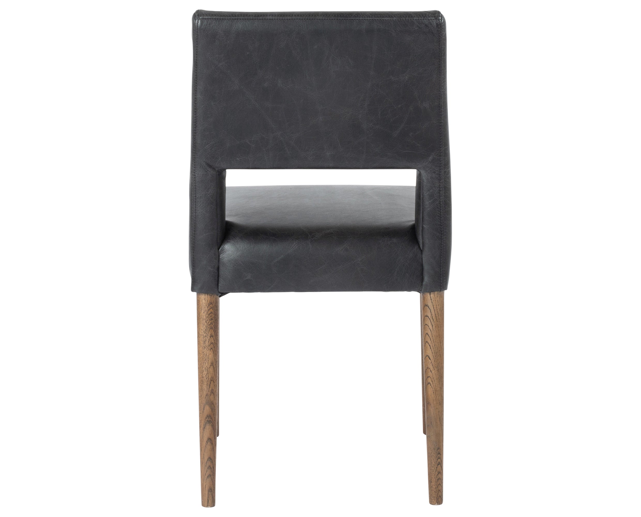 Durango Smoke Leather with Toasted Nettlewood | Joseph Dining Chair | Valley Ridge Furniture