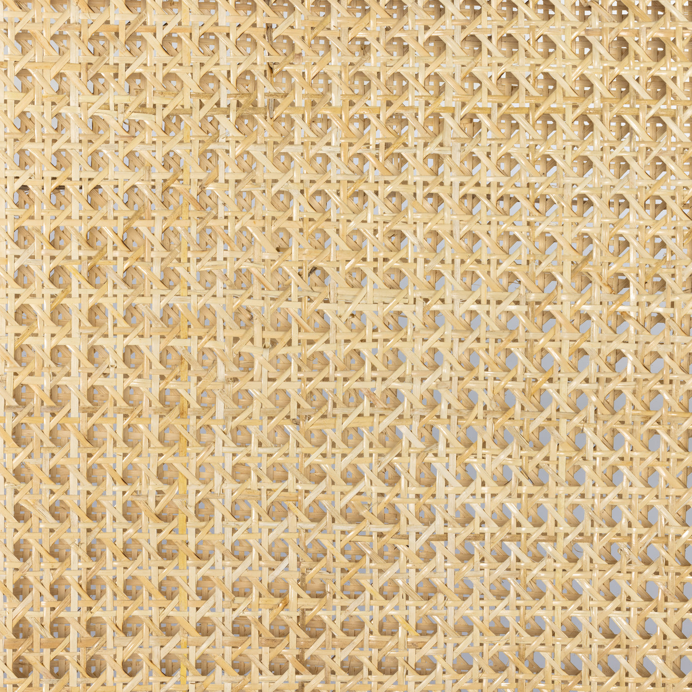 Savile Flax Fabric and Toasted Parawood with Light Natural Cane | Antonia Cane Armless Dining Chair | Valley Ridge Furniture