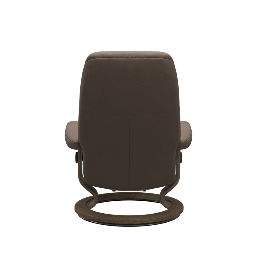 Consul Recliner - Classic Base - Batick Mole - Smoked Oak Wood