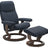 Paloma Leather Oxford Blue S/M/L and Walnut Base | Stressless Consul Classic Recliner - Promo | Valley Ridge Furniture