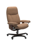 Consul - Office Chair - Batick Latte - Brown Wood