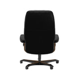 Consul - Office Chair - Batick Black - Teak Wood