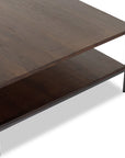 Russet Oak with Gunmetal Iron | Carlisle Coffee Table | Valley Ridge Furniture
