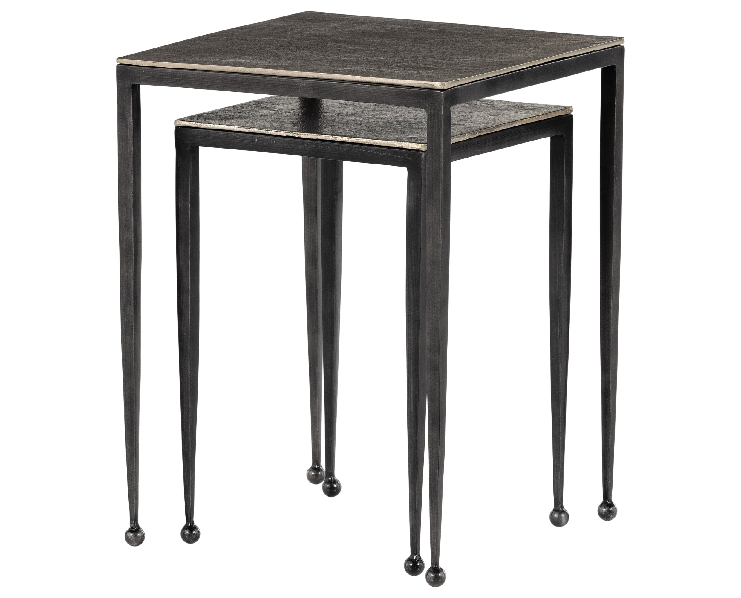 Antique Nickel | Dalston Nesting End Table | Valley Ridge Furniture