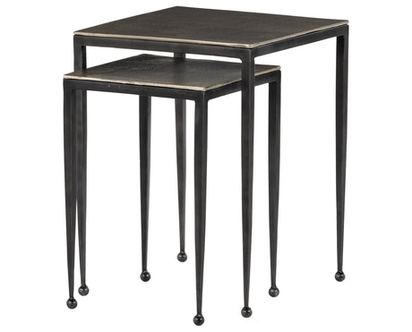 Antique Nickel | Dalston Nesting End Table | Valley Ridge Furniture