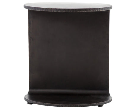 Rustic Fossil Iron | Griffon Side Table | Valley Ridge Furniture