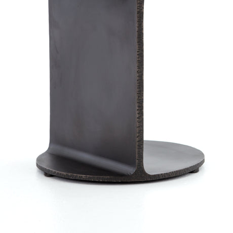 Rustic Fossil Iron | Griffon Side Table | Valley Ridge Furniture