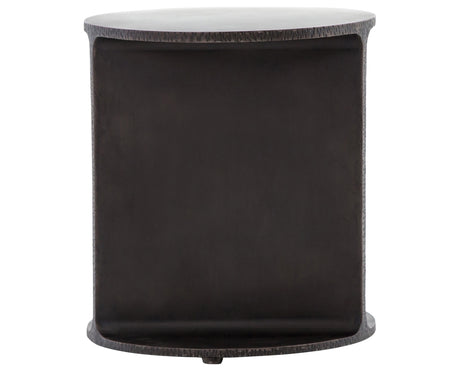 Rustic Fossil Iron | Griffon Side Table | Valley Ridge Furniture