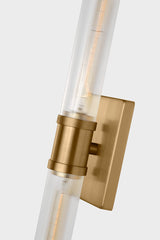 Keaton 30" Vanity Sconce — Clear Fluted