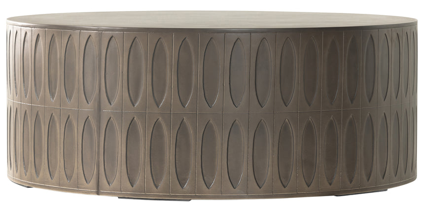 Taupe Concrete | Colorado Drum Coffee Table | Valley Ridge Furniture